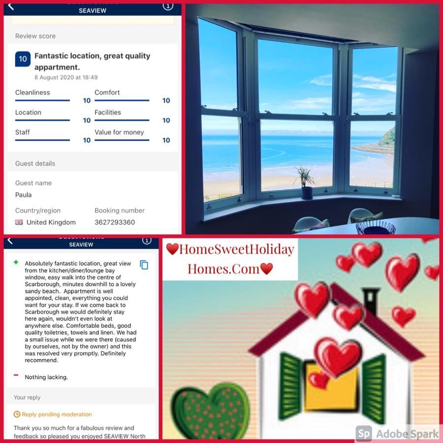 Seaview North Bay Holiday Home Apartment Scarborough Exterior foto